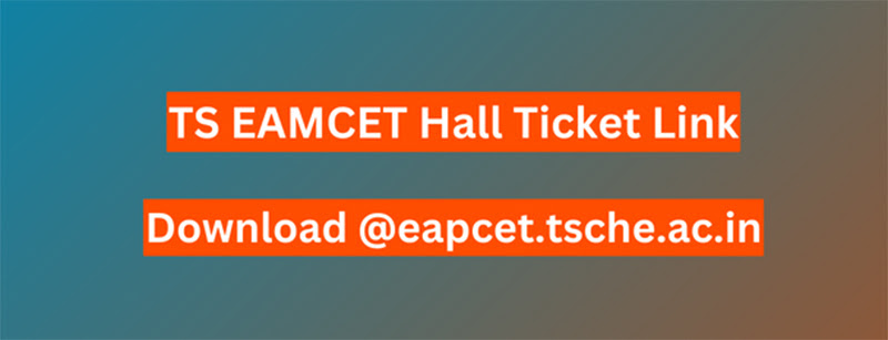 TS EAMCET Hall Ticket