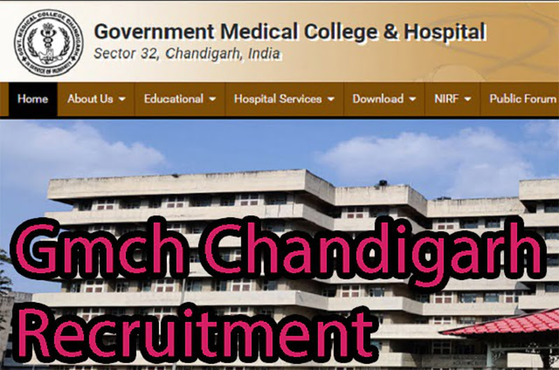 GMCH Chandigarh Recruitment 2025