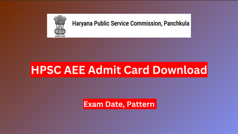 HPSC AEE Admit Card