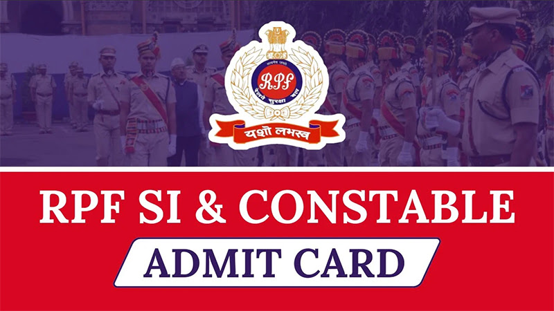 RPF SI Admit Card