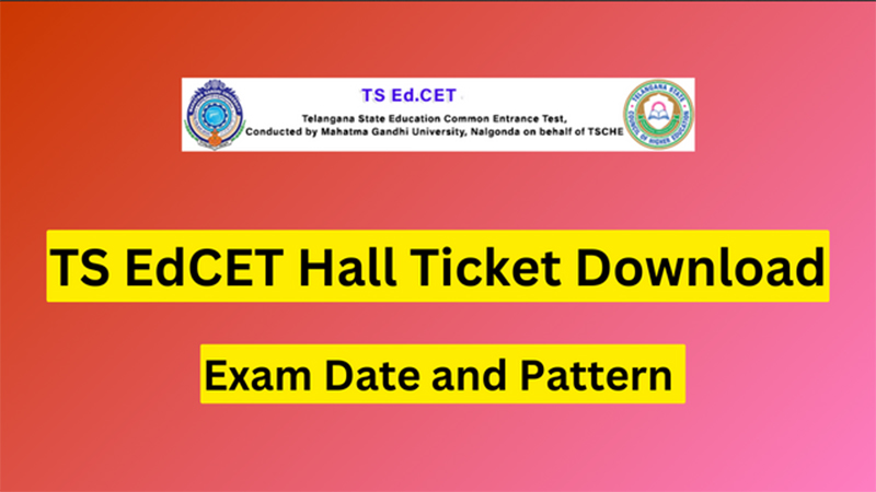 TS EdCET Hall Ticket