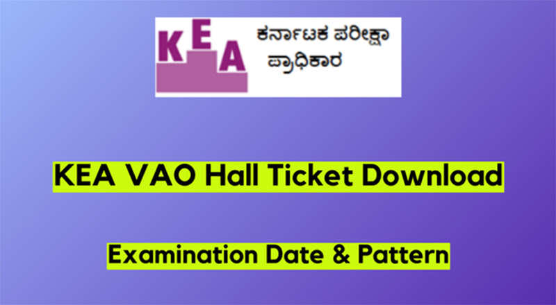 KEA VAO Admit Card