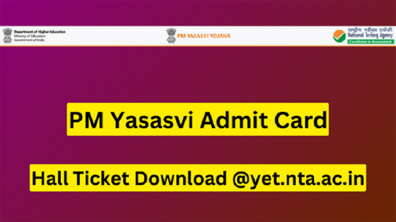 PM Yasasvi Admit Card