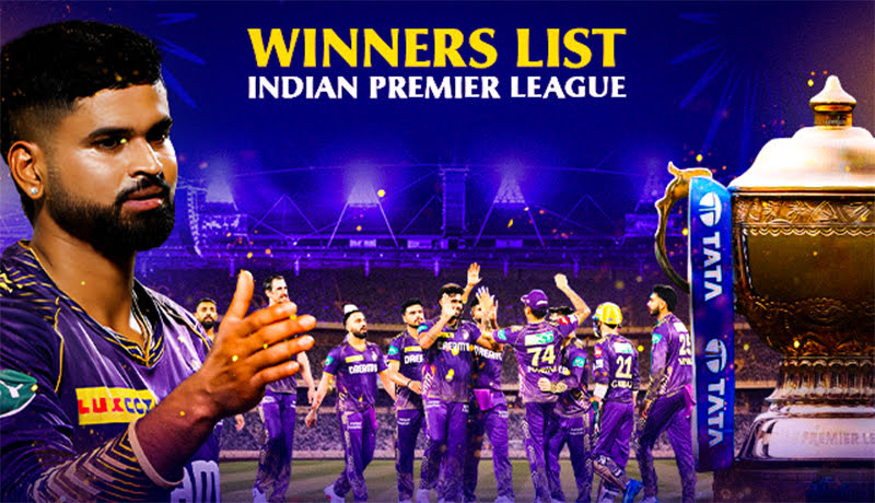 IPL Winners List