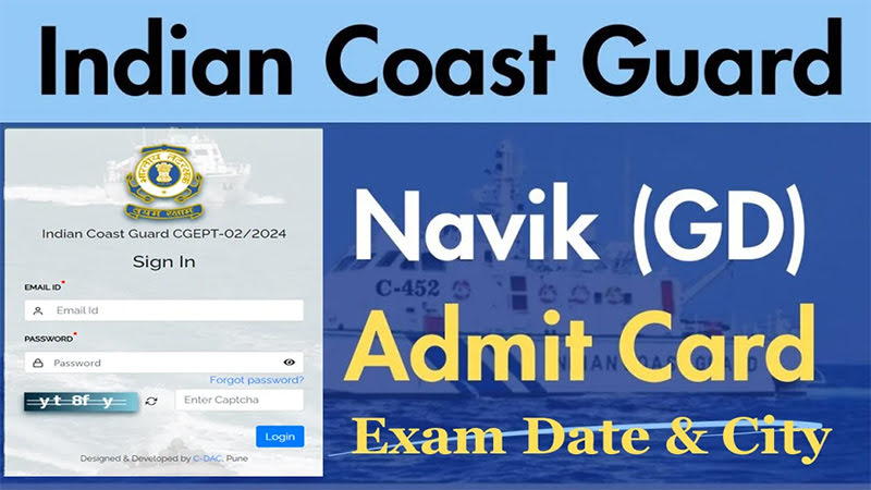 Indian Coast Guard Admit Card 2025