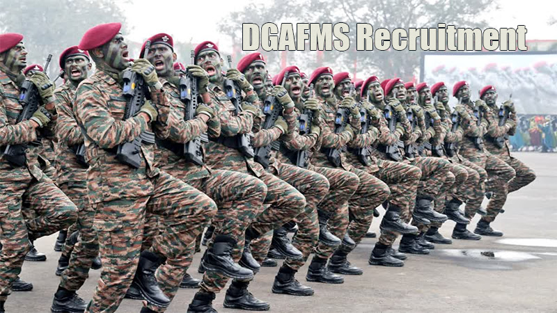 DGAFMS Recruitment