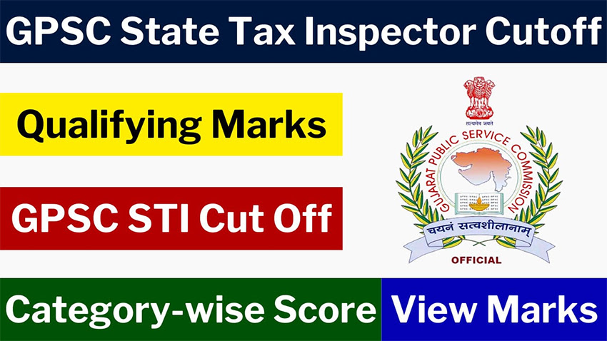 GPSC STI Cut Off Marks