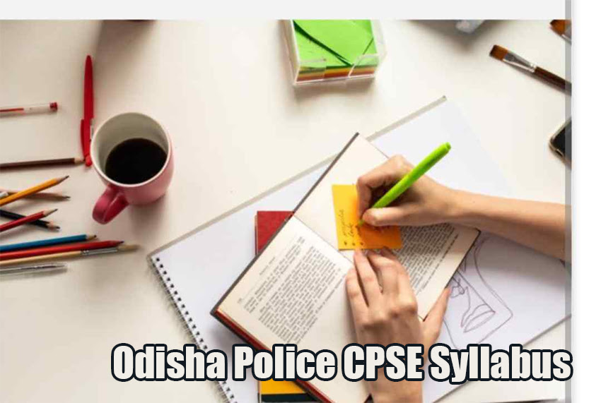 Odisha Police CPSE Syllabus