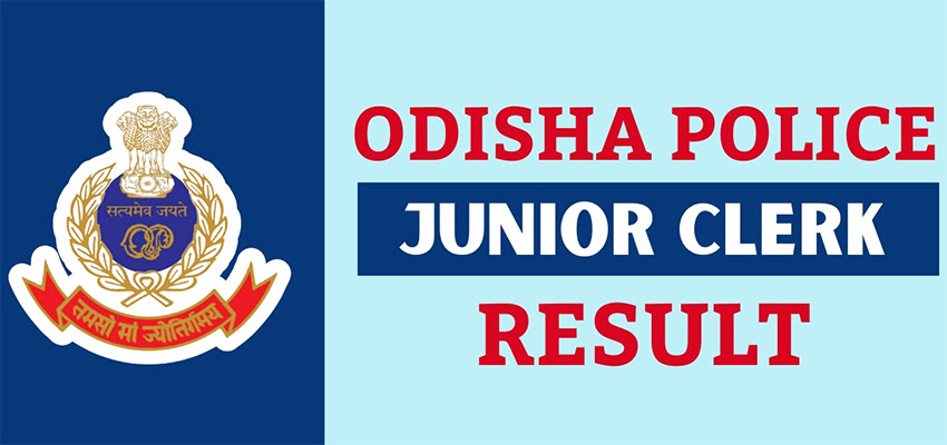 Odisha Police Junior Clerk Result