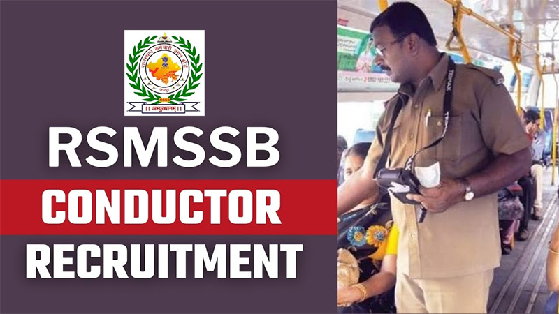 RSMSSB Conductor Recruitment