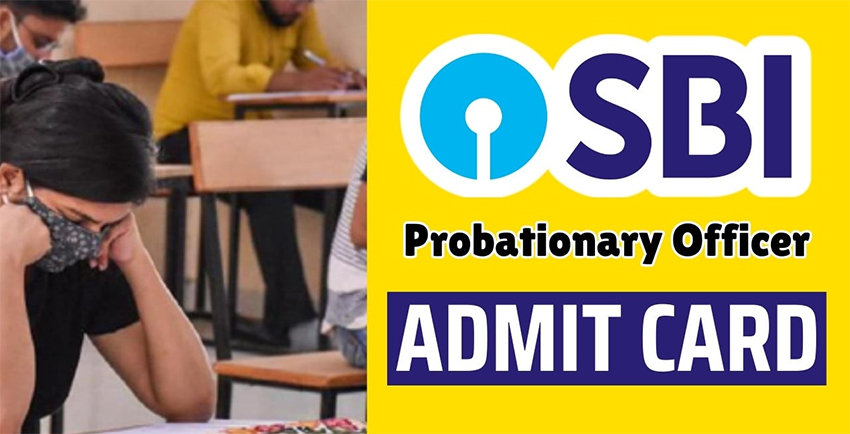 SBI PO Admit Card