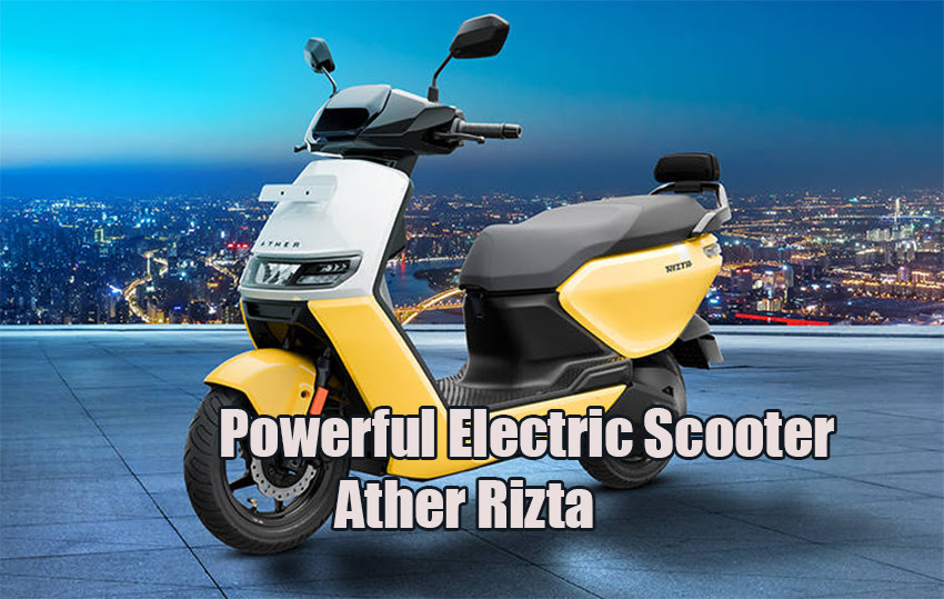 Powerful Electric Scooter Ather Rizta