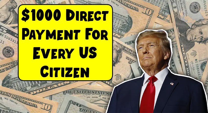 $1000 Direct Payment For US Citizen